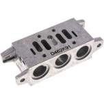 Airtec MI 033/1. ISO 3 Verkettungsplatte einfach, Abgänge unten