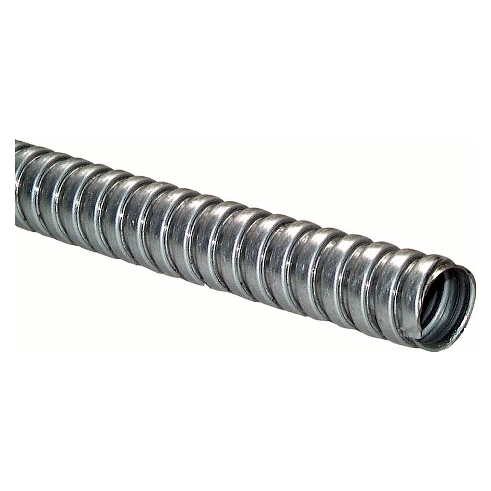 Metal protective conduit 7mm, zinc-plated steel, inside diameter 7 mm