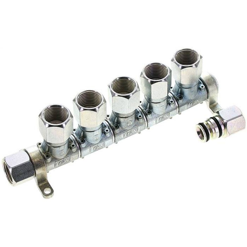 Cejn MLIG 512. CEJN Multilink 5-fach Verteiler, mit Innengewinde G 1/2" als Abgang