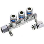 Cejn MLKDGSI 312. CEJN Multilink 3-fach Verteiler, mit Sicherheitskupplung eSafe als Abgang