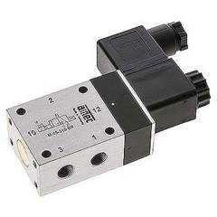 Airtec MO-05310HN-24VAC. 3/2-way solenoid valve, G 1/8", Air spring return (NO), 24V AC, Standard