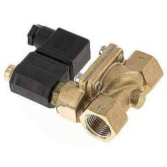 MO-212-24V. 2/2-way solenoid valve G 1/2" open (NO) without power,NBR