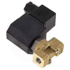 MO-218-24V. 2/2-way solenoid valve G 1/8" open (NO) without power,FKM
