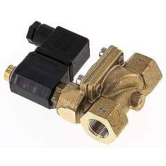 MO-238-115V. 2/2-way solenoid valve G 3/8" open (NO) without power,NBR