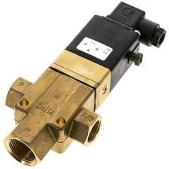 MO-312-24V. 3/2-way solenoid valve G 1/2" open (NO) without power