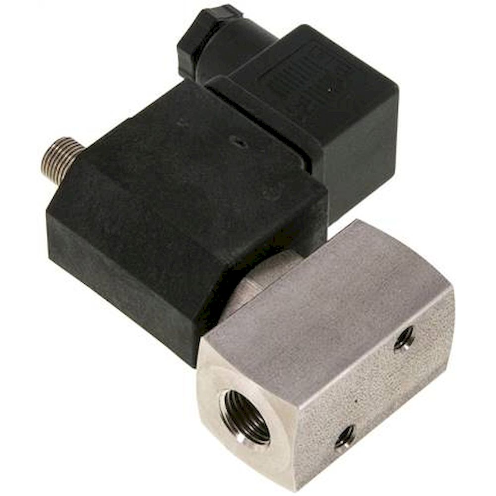 MO 314 ES 12V=. 3/2-Wege ES-Magnetventil G 1/4" stromlos geöffnet (NO)