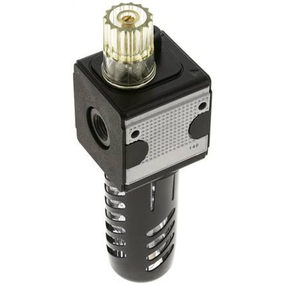 M OL 14 S Multifix Micro-Nebelöler, G 1/4", Multifix 1, Kunststoffbehälter mit Schutzkorb