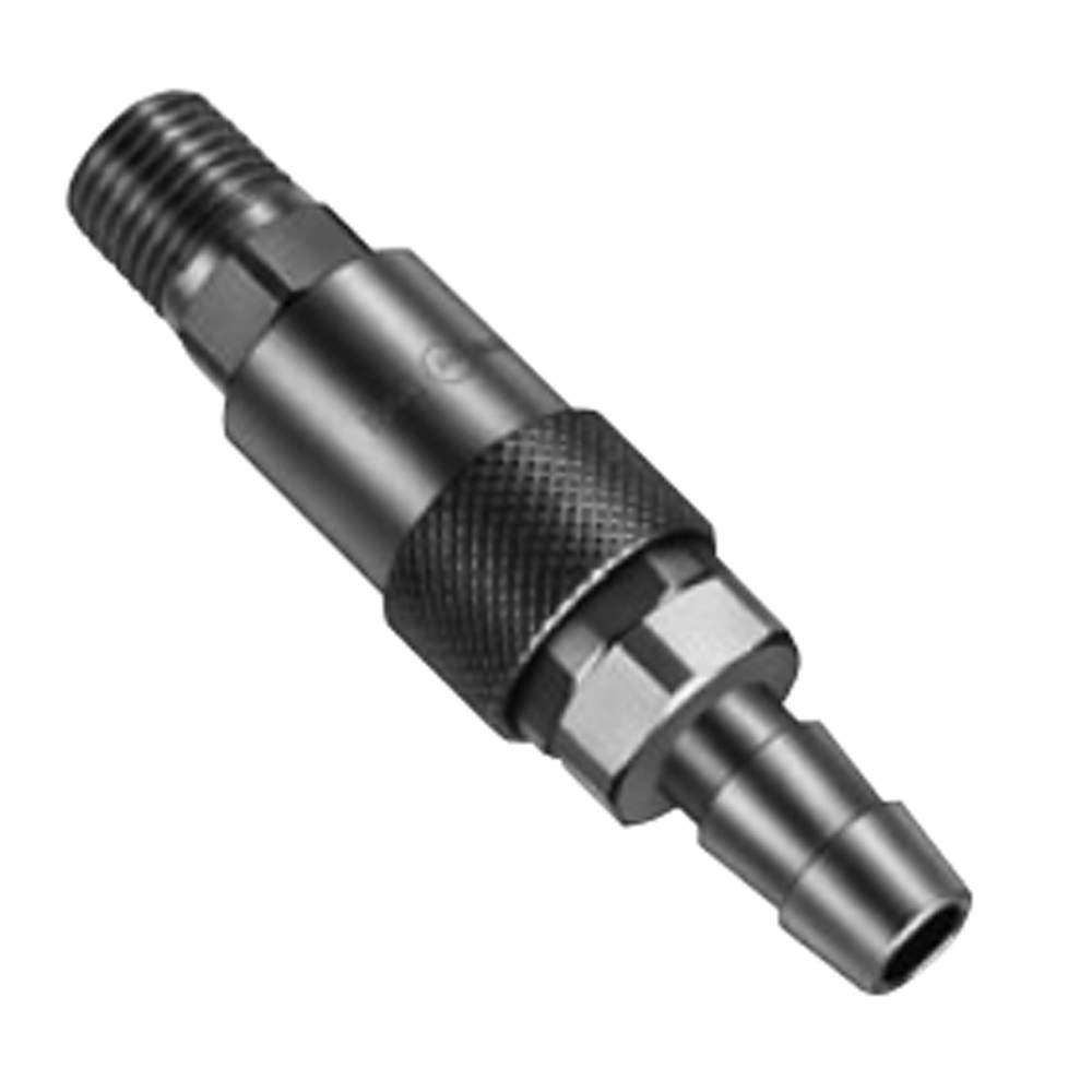 Nitto Kohki Mold Cupla for braided hose con. Schnellkupplung BH-90-3M(Adapter), Brass, -