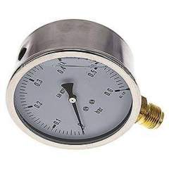 MS 06100 GLY CRE Glycerin-Manometer senkrecht (CrNi/Ms),100mm, 0-0,6 bar