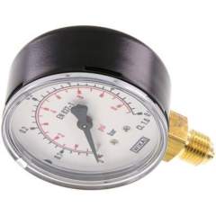 Wika MS 0663 ST Manometer senkrecht (ST/Ms), 63mm, 0-0,6 bar, G 1/4"