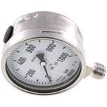 Wika MS 1000100 ES Chemie-Manometer senkrecht, 100mm, 0-1000 bar