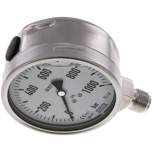 Wika MS 1000100 GLY ES Chemie-Glycerin-Manometer senkrecht,100mm, 0-1000 bar