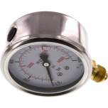 MS 100063 GLY CRE Glycerin-Manometer senkrecht (CrNi/Ms), 63mm, 0-1000 bar