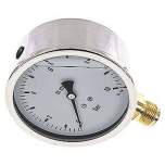 MS 10100 GLY CRE Glycerin-Manometer senkrecht (CrNi/Ms),100mm, 0-10 bar