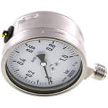 Wika MS 1100 ES Chemie-Manometer senkrecht, 100mm, 0-1 bar