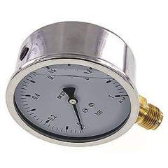 MS 1100 GLY CRE Glycerin-Manometer senkrecht (CrNi/Ms),100mm, 0-1 bar