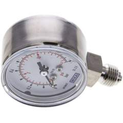 Wika MS 150 ES ES-Manometer senkrecht, 50mm, 0-1 bar, G 1/4"