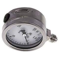 Wika MS 16063 ES Chemie-Manometer senkrecht, 63mm, 0-160 bar