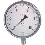 Wika MS 400160 GLY ES Chemie-Glycerin-Manometer senkrecht,160mm, 0-400 bar