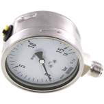 Wika MS 16100 ES Chemie-Manometer senkrecht, 100mm, 0-16 bar