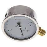 MS 1,6100 GLY CRE Glycerin-Manometer senkrecht (CrNi/Ms),100mm, 0-1,6 bar