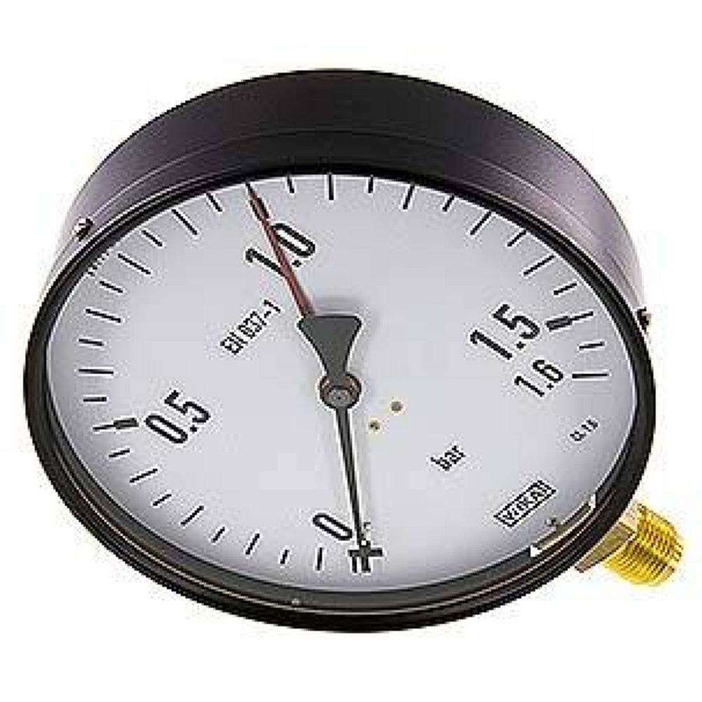 Wika MS 1,6160 Manometer senkrecht, 160mm, 0-1,6 bar
