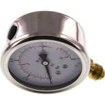 MS 163 GLY CRE Glycerin-Manometer senkrecht (CrNi/Ms), 63mm, 0-1 bar