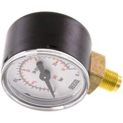 Wika MS 1,640 ST Manometer senkrecht (ST/Ms), 40mm, 0-1,6 bar, G 1/8"