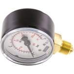 Wika MS 1650 ST Manometer senkrecht (ST/Ms), 50mm, 0-16 bar, G 1/4"