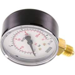 Wika MS 1663 ST Manometer senkrecht (ST/Ms), 63mm, 0-16 bar, G 1/4"