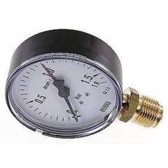 Wika MS 1,680 Manometer senkrecht, 80mm, 0-1,6 bar