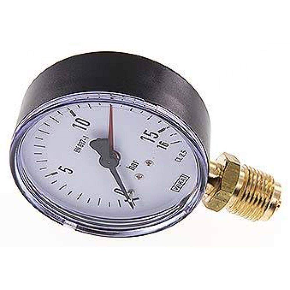 Wika MS 1680 Manometer senkrecht, 80mm, 0-16 bar