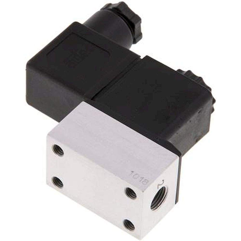 Airtec MS-18310-24V. 3/2-way solenoid valve, G 1/8", 24V DC, closed (NC)