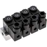 Airtec MS 18310/4HN230V. 3/2-Wege Magnetventil, G 1/8", geschlossen (NC), 4-fach, 230 V AC