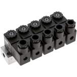 Airtec MS 18310/5HN24V=. 3/2-Wege Magnetventil, G 1/8", geschlossen (NC), 5-fach, 24 V DC