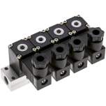 Airtec MS-20310/4HN24V. 3/2-way solenoid valve, M 5, closed (NC), 4-way, 24V DC