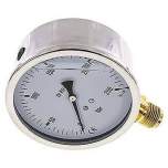MS 250100 GLY CRE Glycerin-Manometer senkrecht (CrNi/Ms),100mm, 0-250 bar