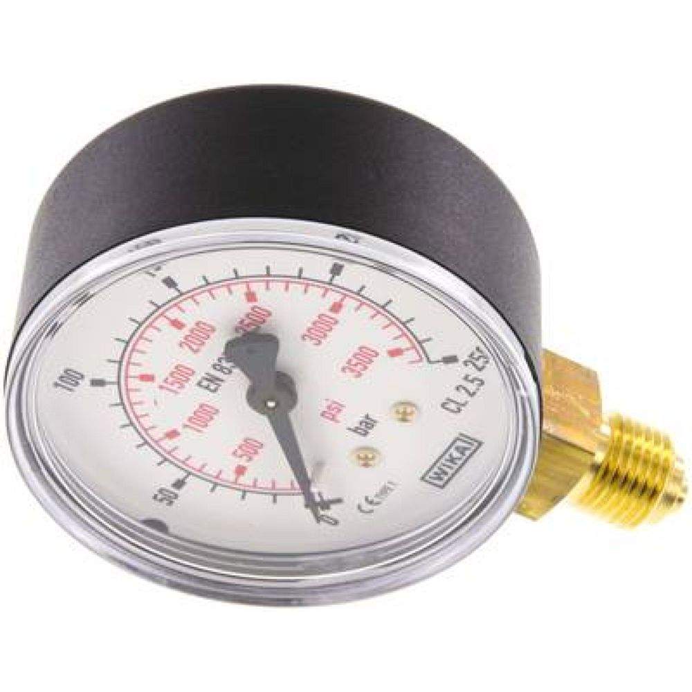 Wika MS 25063 Manometer senkrecht (KU/Ms), 63mm, 0-250 bar, G 1/4"
