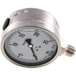 Wika MS 25100 GLY ES Chemie-Glycerin-Manometer senkrecht,100mm, 0-25 bar