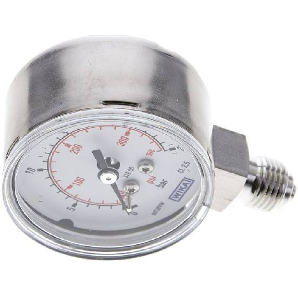 Wika MS 2550 ES ES-Manometer senkrecht, 50mm, 0-25 bar, G 1/4"