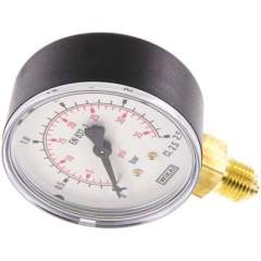 Wika MS 2,563 Manometer senkrecht (KU/Ms), 63mm, 0-2,5 bar, G 1/4"