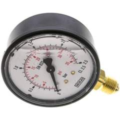 Wika MS 2,563 GLY Glycerin-Manometer senkrecht (KU/Ms), 63mm, 0-2,5 bar