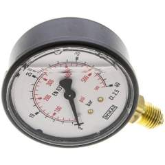 Wika MS 4063 GLY Glycerin-Manometer senkrecht (KU/Ms), 63mm, 0-40 bar