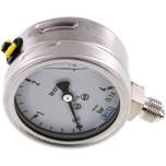 Wika MS 463 GLY ES Chemie-Glycerin-Manometer senkrecht, 63mm, 0-4 bar