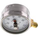 Wika MS 60100 CR-SZ Manometer senkrecht (CrNi/Ms), 100mm, 0-60 bar