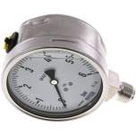 Wika MS 6100 GLY ES Chemie-Glycerin-Manometer senkrecht,100mm, 0-6 bar