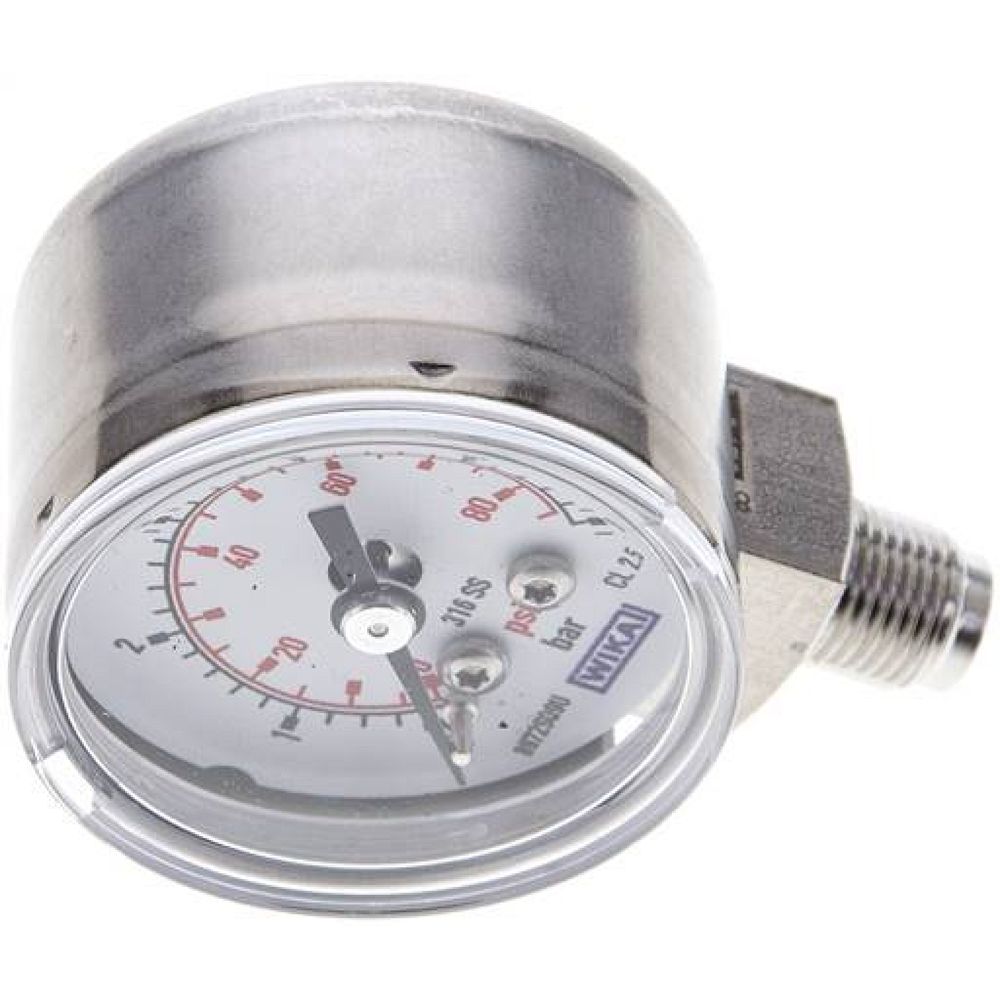 Wika MS 640 ES ES-Manometer senkrecht, 40mm, 0-6 bar, G 1/8"