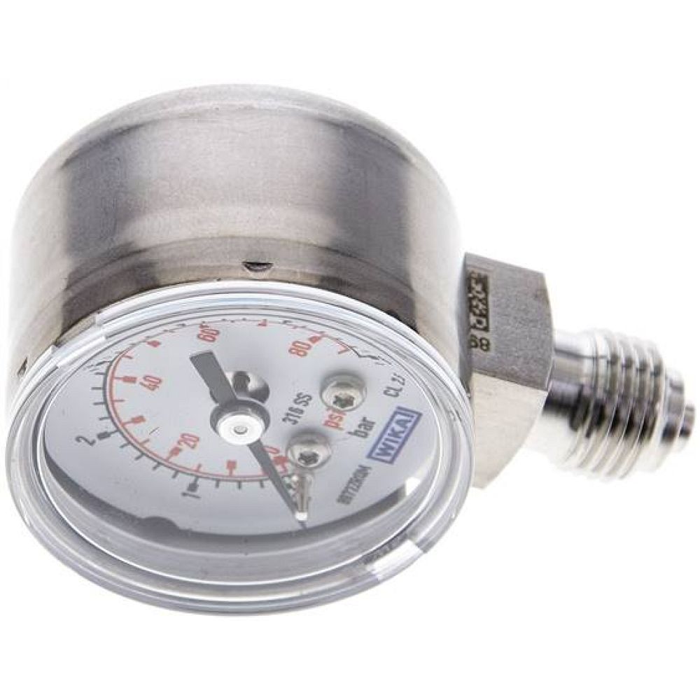 Wika MS 644 ES ES-Manometer senkrecht, 40mm, 0-6 bar, G 1/4"