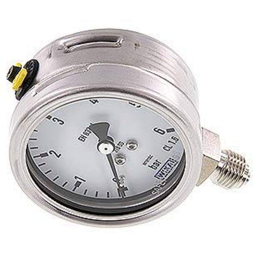 Wika MS 663 ES Chemie-Manometer senkrecht, 63mm, 0-6 bar