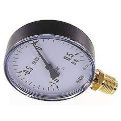 Wika MS -106100 Manometer senkrecht, 100mm, -1 bis 0,6 bar